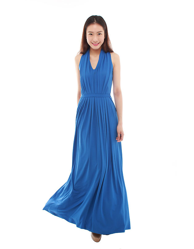 Marilyn Maxi Dress in Royal Blue